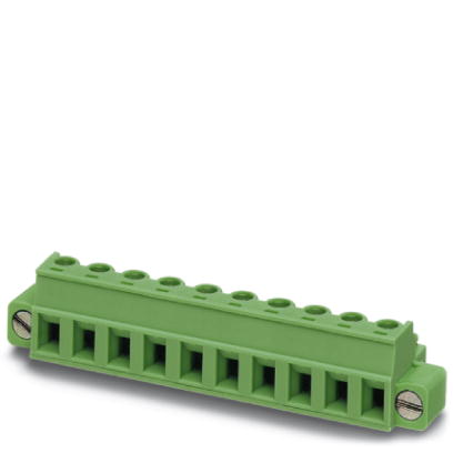 MC 1,5/11-ST1F-5,08    Plug component, Nominal current: 8 A, Nom. voltage: 250 V, Pitch: 5.08 mm, Number of positions: 11, Connection type: Screw conn