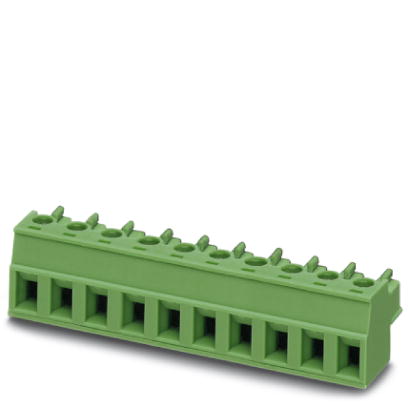 MC 1,5/ 4-ST-5,08    Plug component, Nominal current: 8 A, Nom. voltage: 250 V, Pitch: 5.08 mm, Number of positions: 4, Connection type: Screw connect