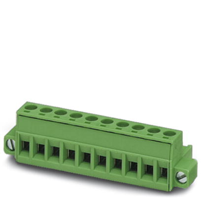 MSTB 2,5/ 3-STF-5,08 BK    Plug component, Nominal current: 12 A, Nom. voltage: 250 V, Pitch: 5.08 mm, Number of positions: 3, Connection type: Screw