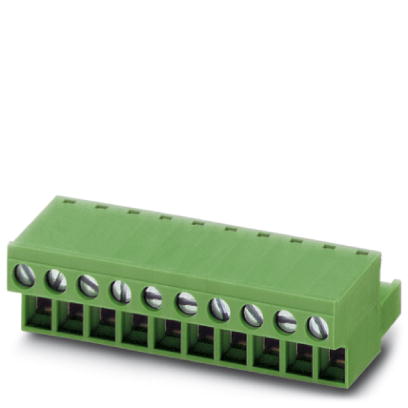 FRONT-MSTB 2,5/ 2-ST AU    Plug component, Nominal current: 12 A, Nom. voltage: 320 V, Pitch: 5 mm, Number of positions: 2, Connection type: Screw con