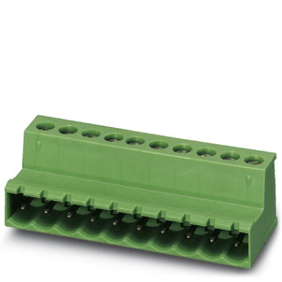 IC 2,5/ 2-ST-5,08    Plug component, Nominal current: 12 A, Nom. voltage: 250 V, Pitch: 5.08 mm, Number of positions: 2, Connection type: Screw connec