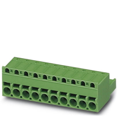 FKCS 2,5/ 9-ST-5,08    Plug component, Nominal current: 12 A, Nom. voltage: 250 V, Pitch: 5.08 mm, Number of positions: 9, Connection type: Spring-cag