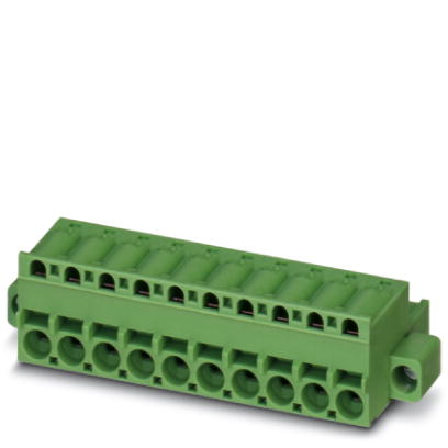 FKCS 2,5/10-STF-5,08    Plug component, Nominal current: 12 A, Nom. voltage: 250 V, Pitch: 5.08 mm, Number of positions: 10, Connection type: Spring-c