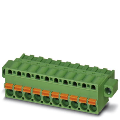 FKCT 2,5/13-STF    Plug component, Nominal current: 12 A, Nom. voltage: 250 V, Pitch: 5 mm, Number of positions: 13, Connection type: Spring-cage conn