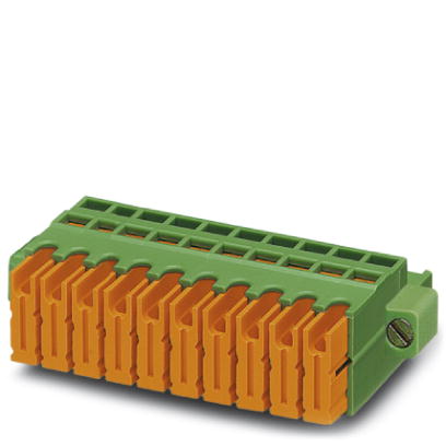 QC 1/13-STF-5,08    Plug component, Nominal current: 10 A, Nom. voltage: 500 V, Pitch: 5.08 mm, Number of positions: 13, Connection type: Insulation d