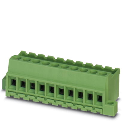 MVSTBU 2,5/ 2-GB-5,08    Plug component, Nominal current: 12 A, Nom. voltage: 320 V, Pitch: 5.08 mm, Number of positions: 2, Connection type: Screw co