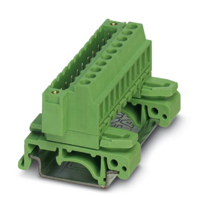 UMSTBVK 2,5/ 2-GF-5,08    Plug component, Nominal current: 12 A, Nom. voltage: 320 V, Pitch: 5.08 mm, Number of positions: 2, Connection type: Screw c