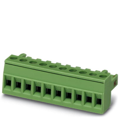 MSTBT 2,5 HC/ 9-ST    Plug component, Nominal current: 16 A, Nom. voltage: 250 V, Pitch: 5 mm, Number of positions: 9, Connection type: Screw connecti