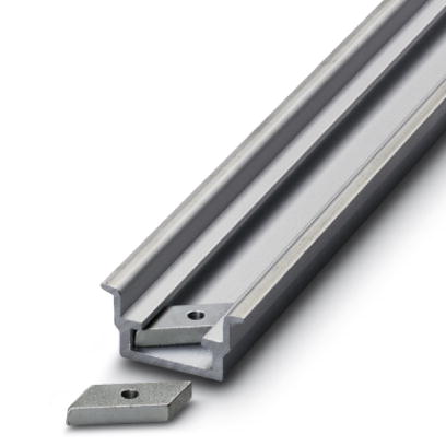NS 35/15 AL UNPERF 2000MM    DIN rail, deep-drawn, high profile, unperforated, 1.5 mm thick, material: Aluminum, height 15 mm, width 35 mm, length 2 m
