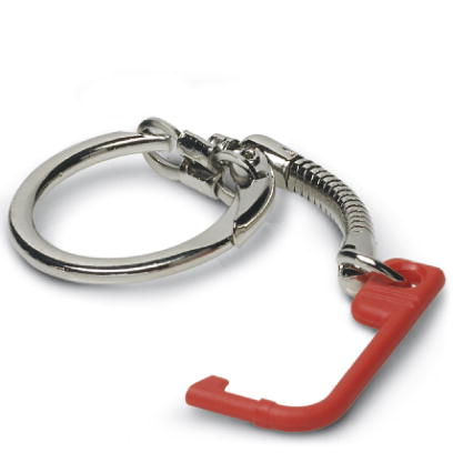 FL PLUG GUARD KEY    Key for security frame, SFN switch and patch fields