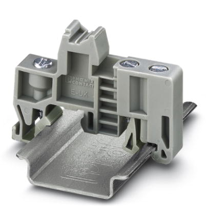 E/UK    End clamp, for supporting the electronic base. If mounted vertically, 2 end clamps are required in each case