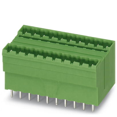 MDSTBV 2,5/ 4-G1    Header, Nominal current: 10 A, Nom. voltage: 250 V, Pitch: 5 mm, Number of positions: 4, Color: green, Assembly: Soldering