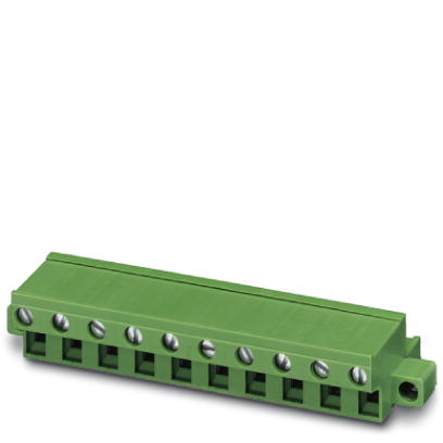 FRONT-GMSTB 2,5/ 2-STF-7,62    Plug component, Nominal current: 12 A, Nom. voltage: 400 V, Pitch: 7.62 mm, Number of positions: 2, Connection type: Sc