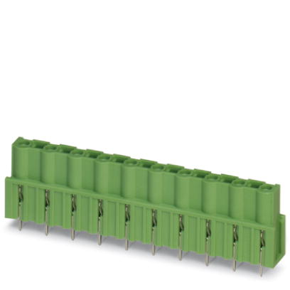 GICV 2,5/10-G-7,62    Header, Nominal current: 12 A, Nom. voltage: 500 V, Pitch: 7.62 mm, Number of positions: 10, Assembly: Soldering