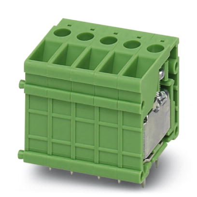 FRONT 4-V-6,35    PC terminal block, Nominal current: 32 A, Nom. voltage: 320 V, Pitch: 6.35 mm, Number of positions: 1, Type of connection: Screw con