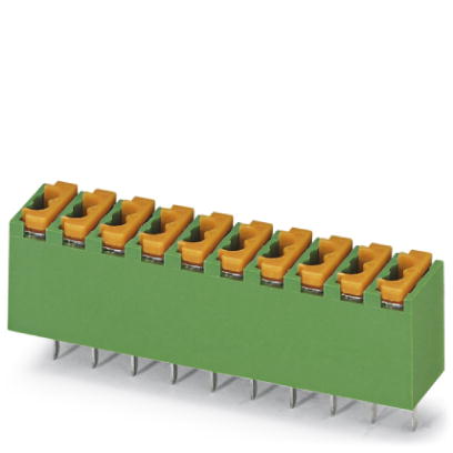 FK-MPT 0,5/ 8-3,5    PC terminal block, Nominal current: 4 A, Nom. voltage: 160 V, Pitch: 3.5 mm, Number of positions: 8, Type of connection: Spring-c