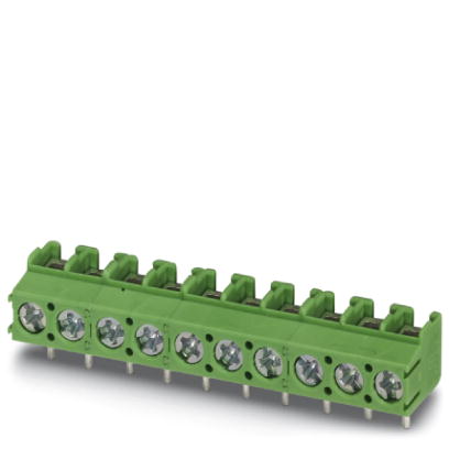 PT 1,5/ 2-5,0-V    PC terminal block, Nominal current: 17.5 A, Nom. voltage: 250 V, Pitch: 5 mm, Number of positions: 2, Type of connection: Screw con