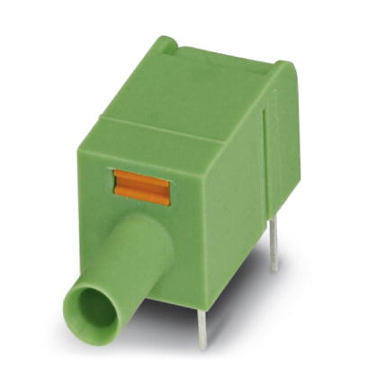 FOPT 2,2-T    PC terminal block, Number of positions: 1, Connection type: Spring-cage conn., Color: green