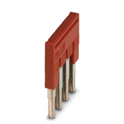 Image FBS 4-5    Cross connector/jumper for modular terminal block, Number of positions: 4, Color: red
