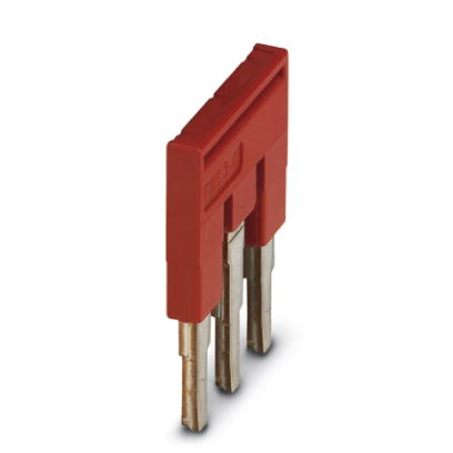 Image FBS 3-6    Cross connector/jumper for modular terminal block, Number of positions: 3, Color: red