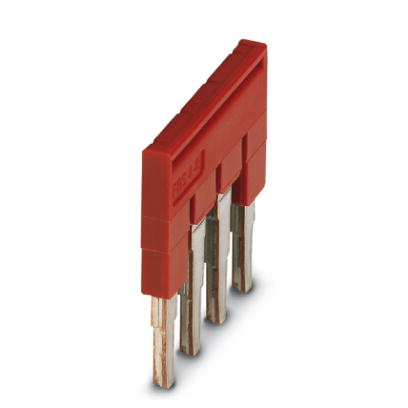 Image FBS 4-6    Cross connector/jumper for modular terminal block, Number of positions: 4, Color: red