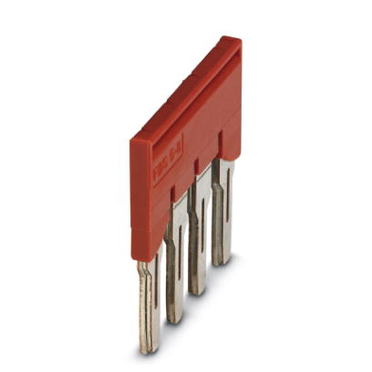 Image FBS 4-8    Cross connector/jumper for modular terminal block, Number of positions: 4, Color: red