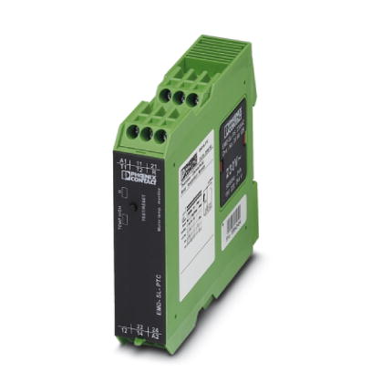 EMD-SL-PTC    Monitoring relay, temperature monitoring of the motor winding (maximum 6 PTC) with fault memory for temperature sensors in acc. with DIN
