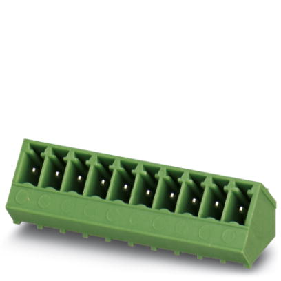 SMC 1,5/14-G-3,81    Header, Nominal current: 8 A, Nom. voltage: 160 V, Pitch: 3.81 mm, Number of positions: 14, Color: green, Assembly: Soldering