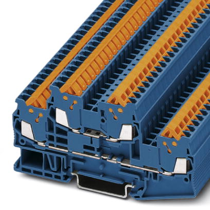 QTTCB 1,5 BU    Feed-through modular terminal block, Cross section: 0.25 mm? - 1.5 mm?, AWG: 24 - 16