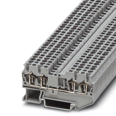 ST 2,5-QUATTRO RD    Feed-through modular terminal block, Type of connection: Spring-cage connection