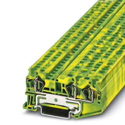 ST 4-TWIN-PE    Feed-through modular terminal block, Type of connection: Spring-cage connection, Cro