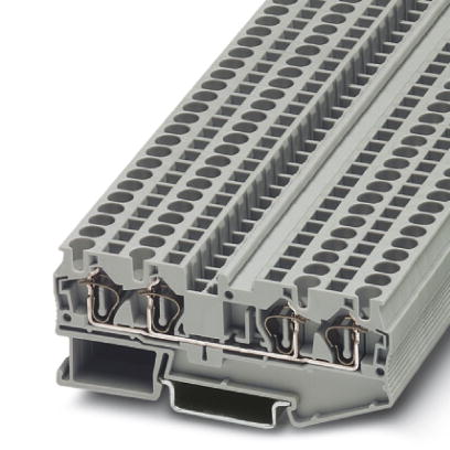 ST 4-QUATTRO    Feed-through modular terminal block, Type of connection: Spring-cage connection, Cro