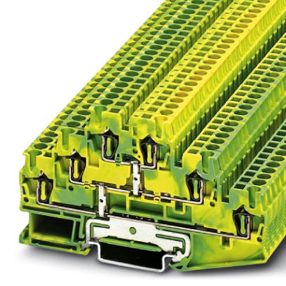 ST 2,5-3PE    Feed-through modular terminal block, Type of connection: Spring-cage connection, Cross