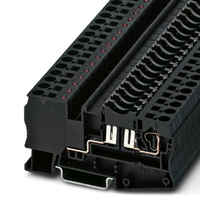 ST 4-FSI/C-LED 12    Fuse terminal block with LED for mounting on NS 35, for miniature circuit break