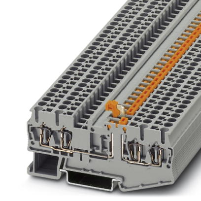 ST 2,5-QUATTRO-MT    Disconnect and knife disconnect terminal block, Connection type: Spring-cage co