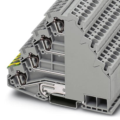 ST 4-PE/3L    Installation level terminal block, Type of connection: Spring-cage connection, Cross s