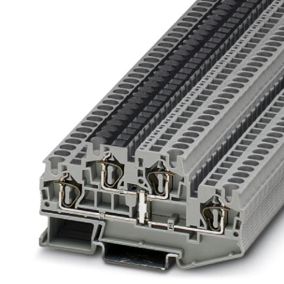 STTB 4-PV    Double-level spring-cage terminal block, Cross section: 0.08 mm? - 6 mm?, AWG: 28 - 10,