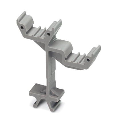 STP 4-2-ZB    Double marker carrier, snaps onto the spring-cage terminal blocks ST 1.5..., labeled w