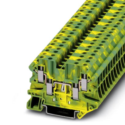 UT 4-QUATTRO-PE    Four-conductor universal ground terminal block, Type of connection: Screw connect