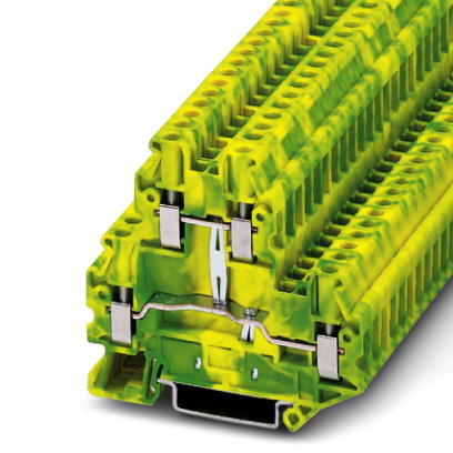 UTTB 4-PE    Feed-through modular terminal block, Cross section: 0.14 mm? - 6 mm?, AWG: 26 - 10, Con