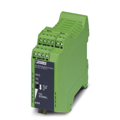PSI-MOS-RS485W2/FO 660 E    FO converter with integrated optical diagnosis, alarm contact, for RS-485 2-wire bus systems (SUCONET K, MODBUS ...) up to