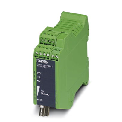 PSI-MOS-RS422/FO 850 E    FO converter with integrated optical diagnosis, alarm contact, for RS-422/RS-485 4-wire/ INTERBUS to 2 Mbit/s, terminal equi