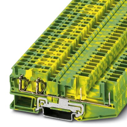 ST 4-QUATTRO/2P-PE    Pluggable spring-cage modular terminal block, Type of connection: Spring-cage