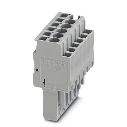 SPB 2,5/ 1 GNYE    COMBI plugs, Type of connection: Spring-cage connection, Number of positions: 1,