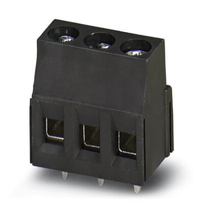 MKDSN 2,5/ 3-5,08 HT BK    PC terminal block, Nominal current: 16 A, Nom. voltage: 200 V, Pitch: 5.08 mm, Number of positions: 3, Type of connection: