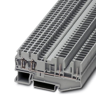 ST 2,5-QUATTRO/2P BU    Pluggable spring-cage modular terminal block, Type of connection: Spring-cag