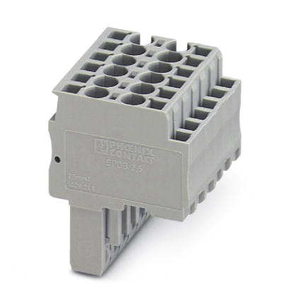 SPDB 2,5/ 1 BU    COMBI plugs, Type of connection: Spring-cage connection, Number of positions: 1, C