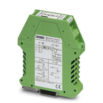 MCR-SLP-1-5-UI-0    MCR passive current measuring transducer, for sinusoidal alternating currents 0..1 A AC/0..5 A AC, without switching output, outpu
