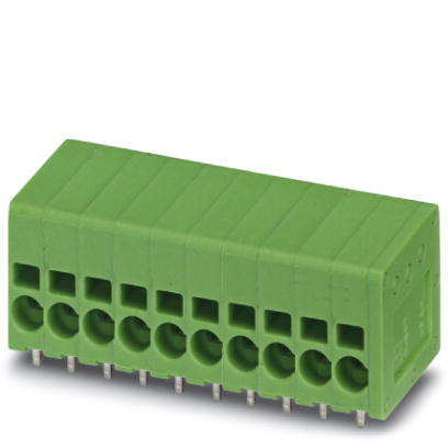 SPT 1,5/ 2-H-3,5    PC terminal block, Nominal current: 17.5 A, Nom. voltage: 160 V, Pitch: 3.5 mm, Number of positions: 2, Type of connection: Spring