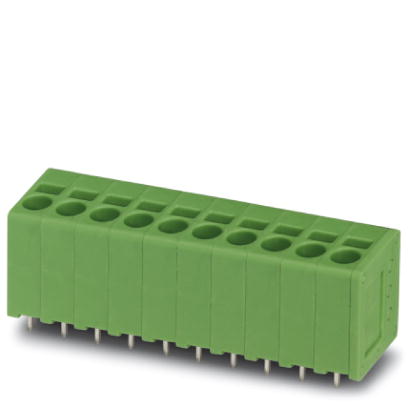 SPT 2,5/12-V-5,0    PC terminal block, Nominal current: 24 A, Nom. voltage: 250 V, Pitch: 5 mm, Number of positions: 12, Type of connection: Spring-ca